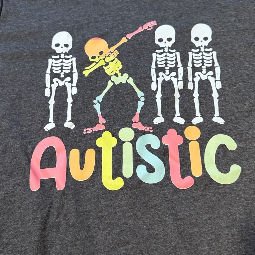 Autistic Skeleton Shirt - Picture 2 of 4